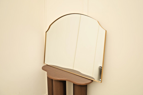 Gold arched over mantle - gold, over-mantle