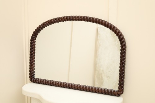 Dark wood arch twist - arch,