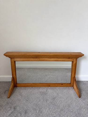 Solid pine overmantle - solid,