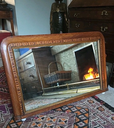 Antique walnut inlaid - ,