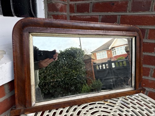 Antique edwardian overmantel - antique,