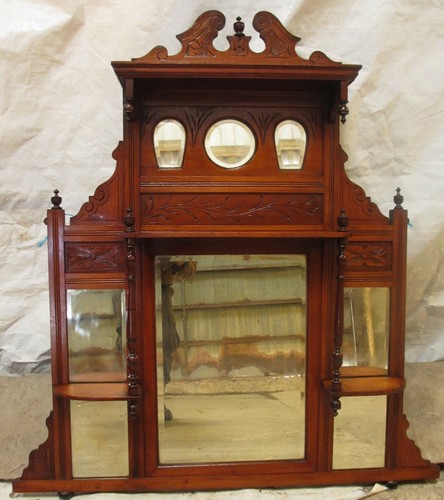 Victorian carved mahogany arts