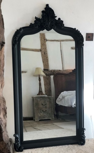 Gothic large matt black french - gothic,