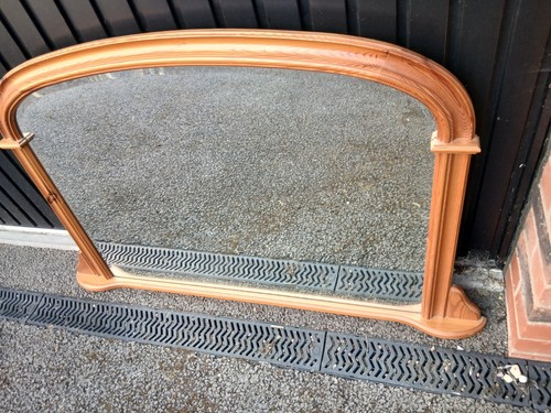 Solid pine overmantle - solid,