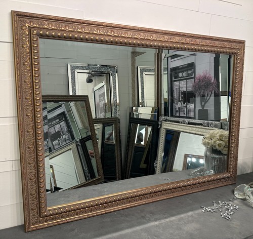 Large antique gold - large, chic