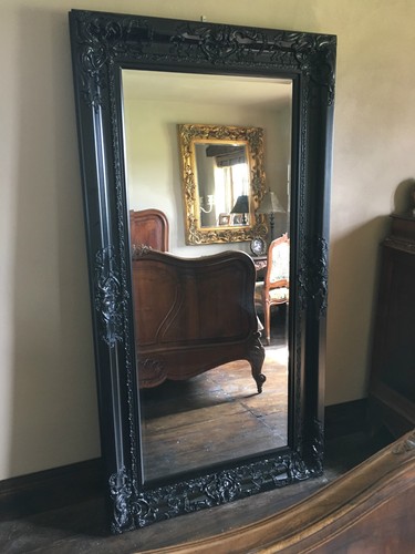 Large black ornate french - black,