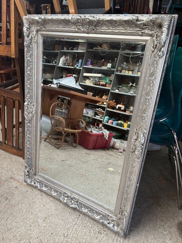 Portofino silver ornate mirror - ornate,