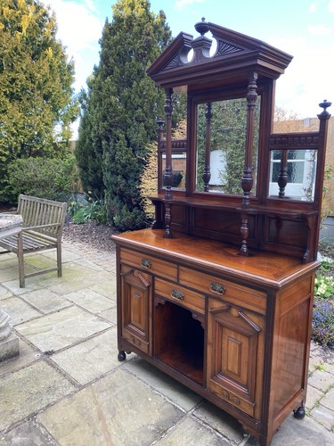 Edwardian antique sideboard - edwardian,