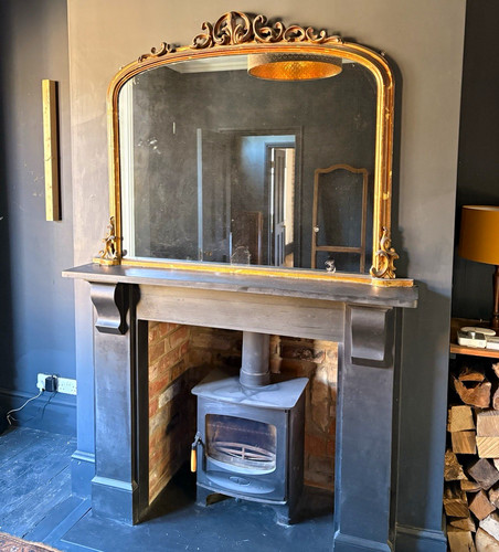 Antique arched gold framed - arched,